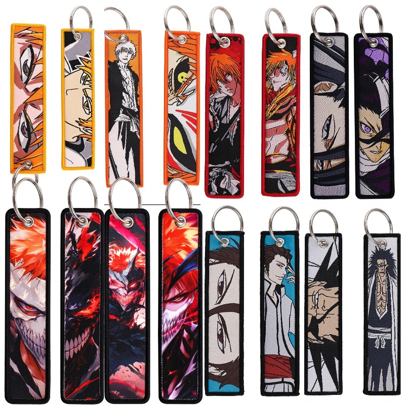 Embroidery Ring - BLEACH Anime Anahtarlık Nakışlı Anahtarlık Çevresel