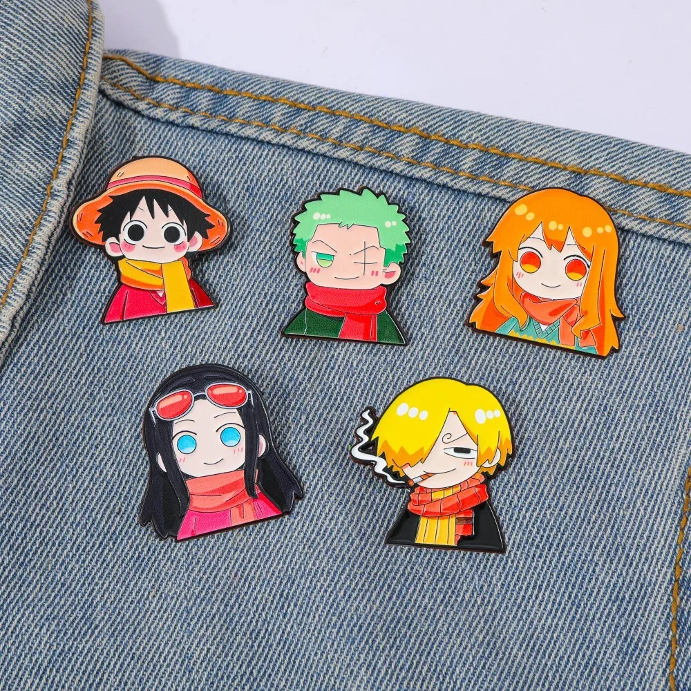 Embroidery Tulle - 5 Adet Sevimli Anime Çizgi Film