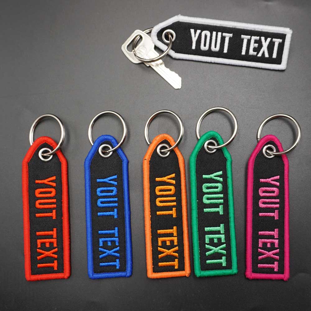 Embroidery Font Free - Kişiselleştirilmiş Renk yazı tipi Anahtarlık Özelleştirme