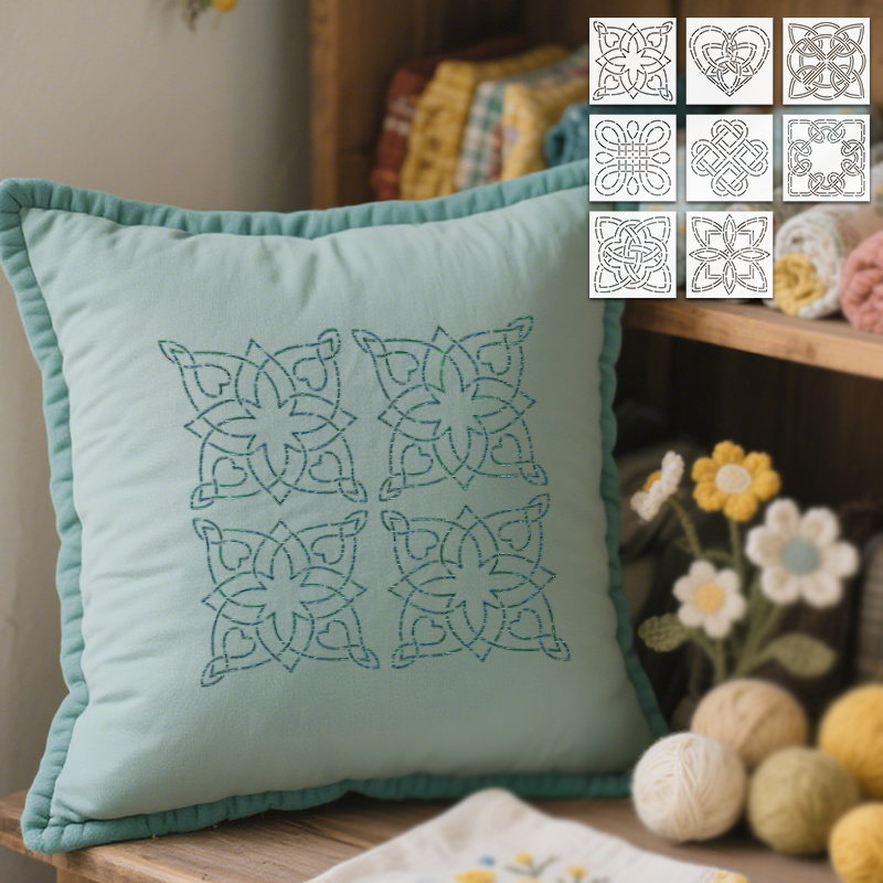 Embroidery Motif - YOMDID 8 adet Antik Sembol Desen