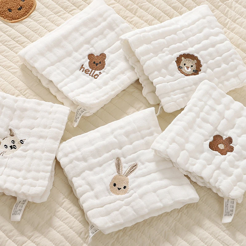 Embroidery Cloth - 2/3/5 adet bebek havlusu yürümeye başlayan