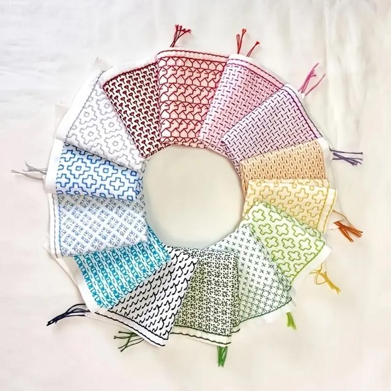 Embroidery Threads - 9/32 adet iplik ve iğneler denim