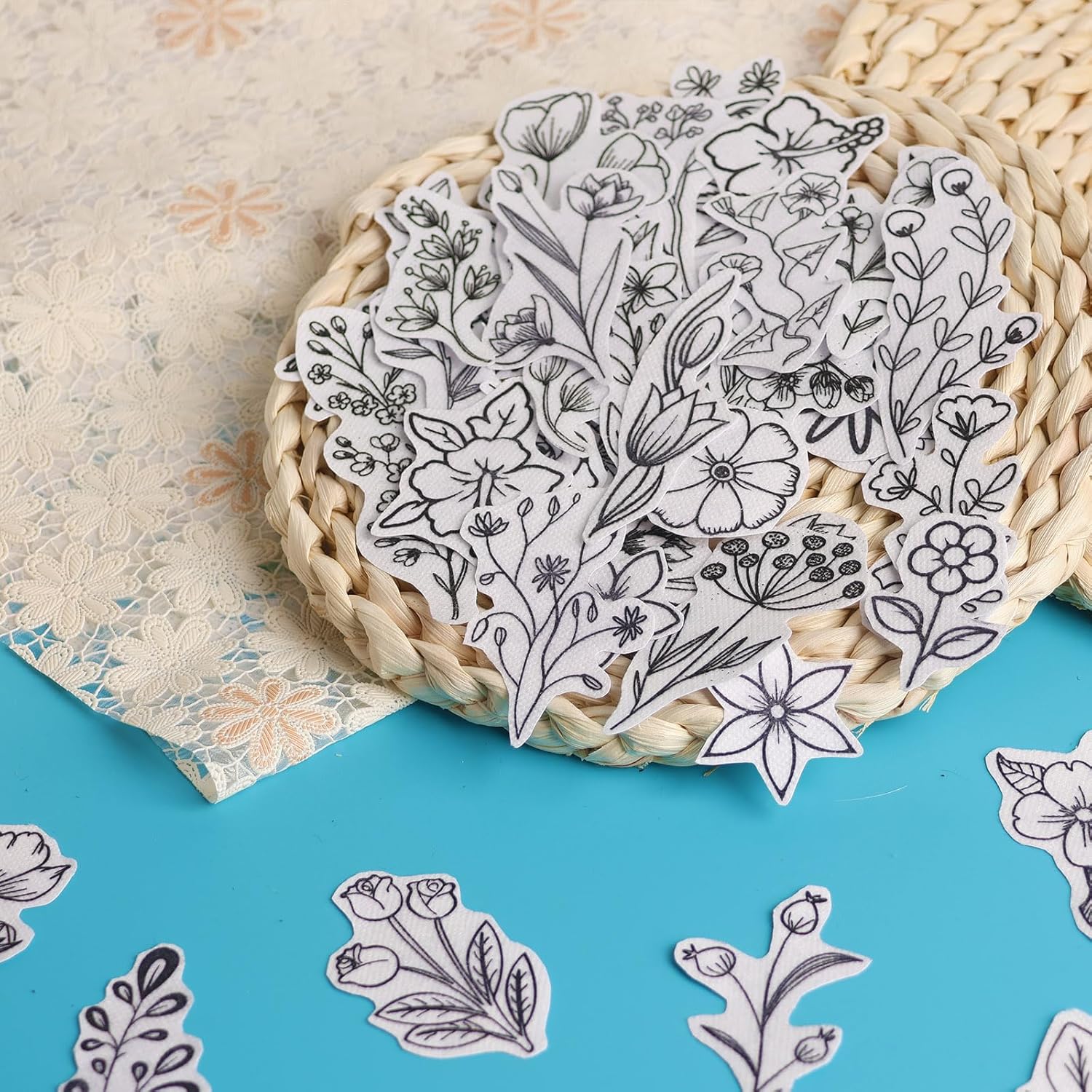 50 Adet Suda Çözünür Nakış Sta - Embroidery Motif incelemesi ve fiyatı