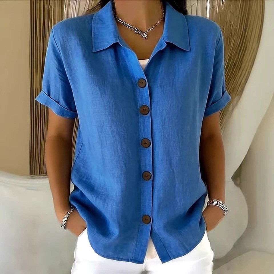 Kadın Zarif Yaz Pamuk Keten Üs - Embroidery Online incelemesi ve fiyatı