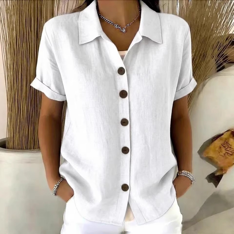 Kadın Zarif Yaz Pamuk Keten Üs - Embroidery Online incelemesi ve fiyatı