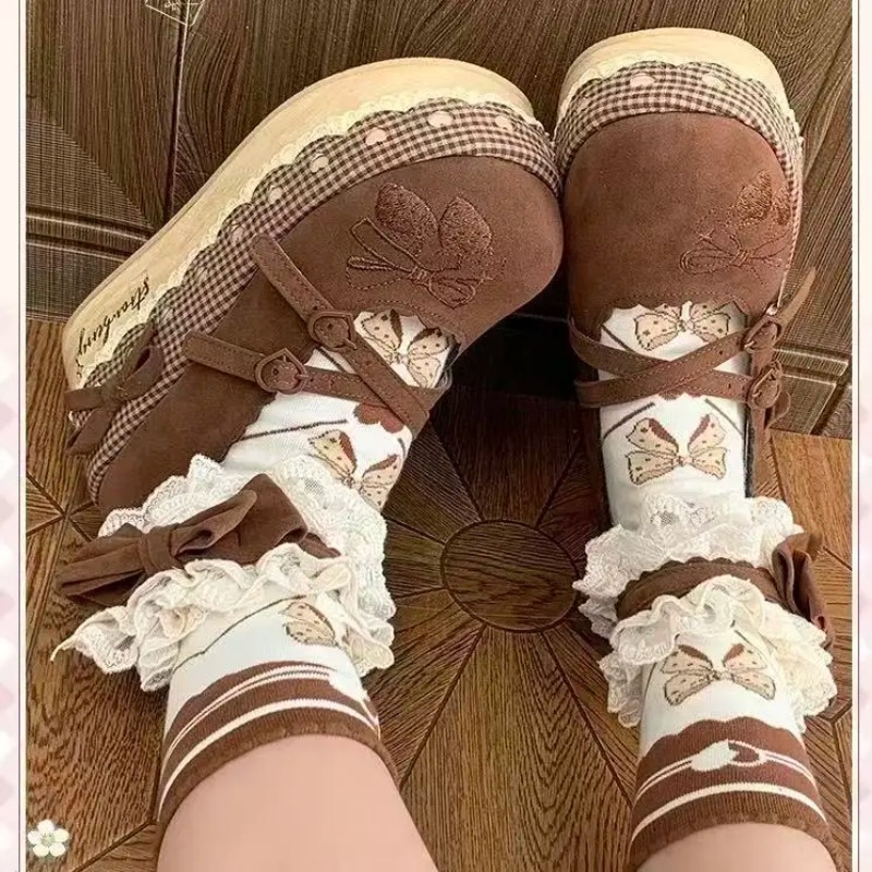 Lolita Yüksek Topuklu Boy Uzat - Embroidery Motif incelemesi ve fiyatı