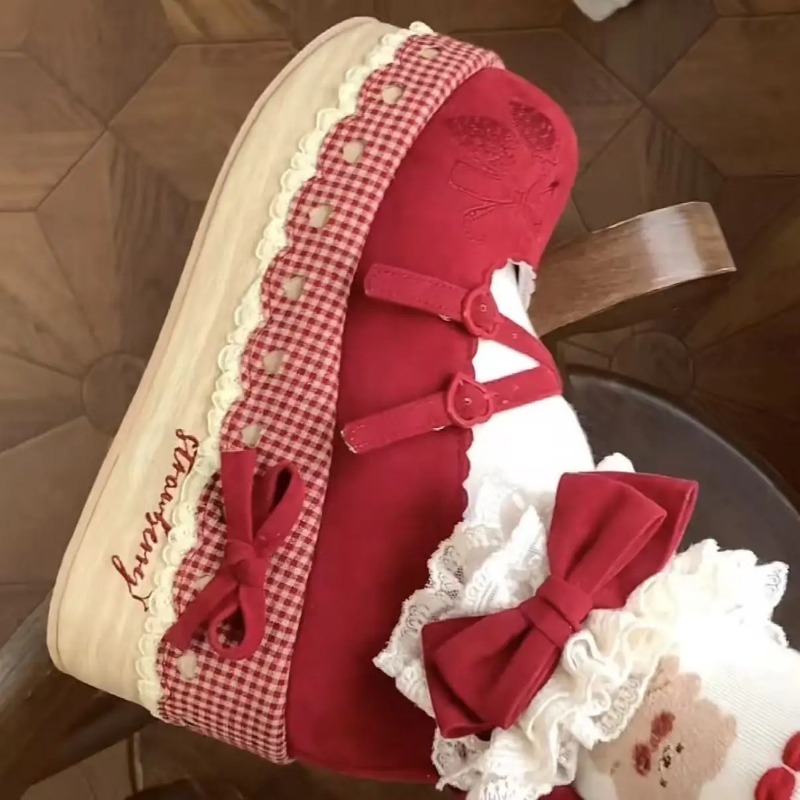 Lolita Yüksek Topuklu Boy Uzat - Embroidery Motif incelemesi ve fiyatı