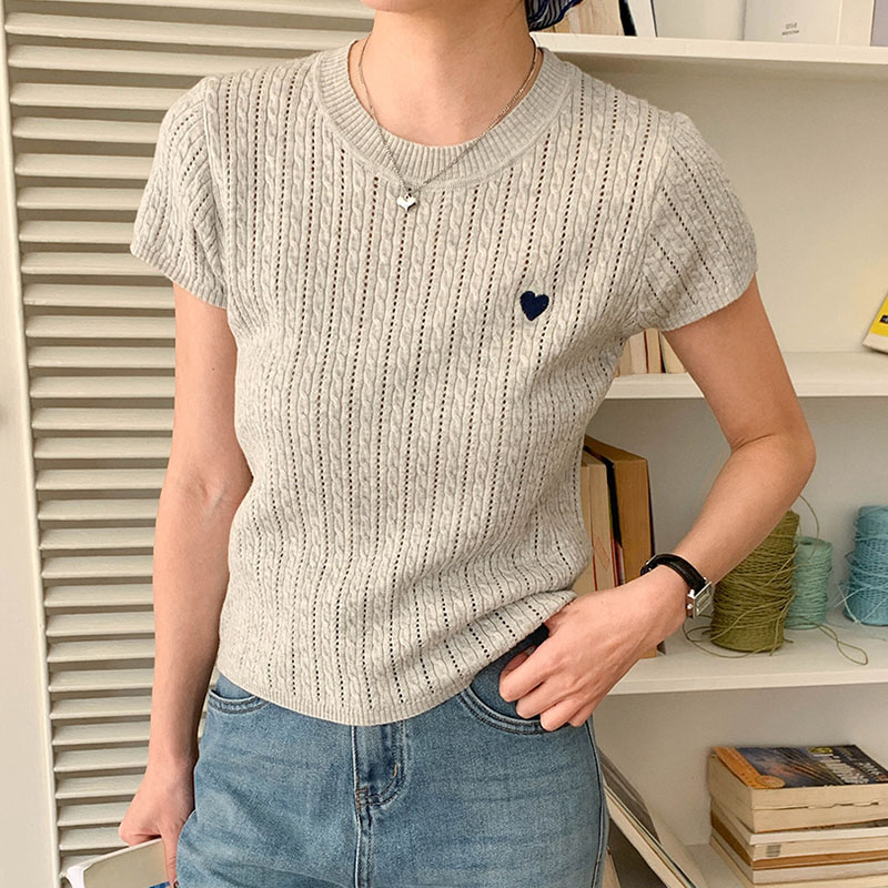 Kadın T-shirt Yuvarlak Yaka Kı - Embroidery Design Love incelemesi ve fiyatı
