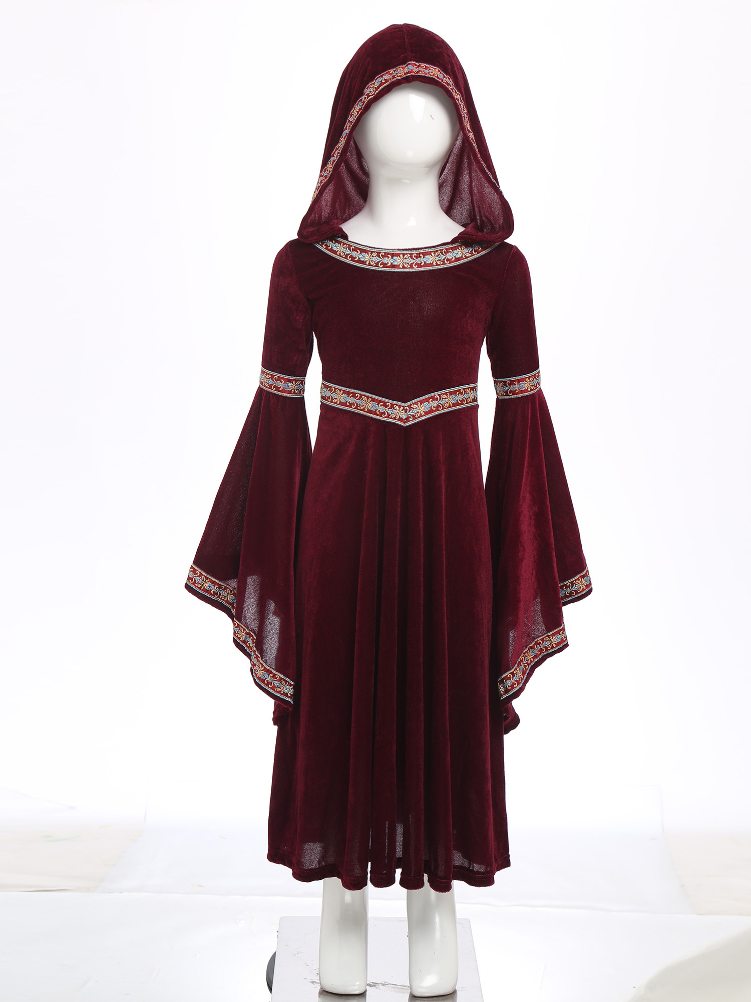 Kızlar için kapüşonlu ortaçağ  - Embroidery Motif incelemesi ve fiyatı