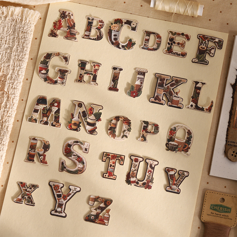 1 paket/2 paket Mektup Örgü St - Embroidery Studio incelemesi ve fiyatı