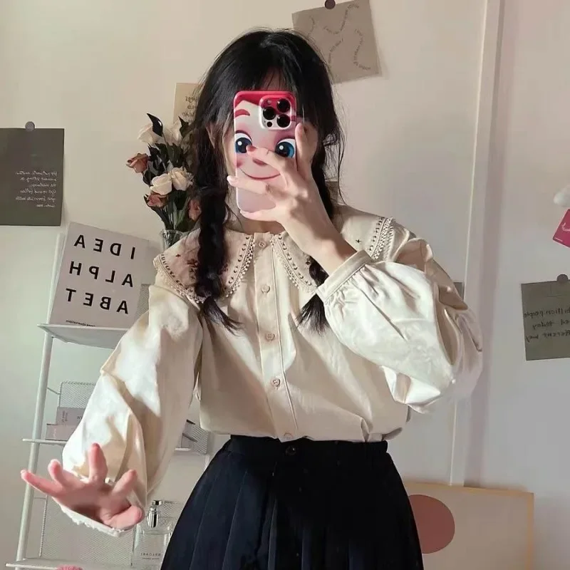 Gömlek Kadın Japonya Tarzı Nak - Embroidery Design Love incelemesi ve fiyatı