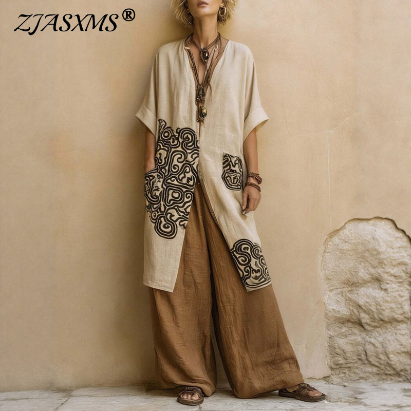 Bohem Açık Önlü Kimono Geometr - Embroidery Motif incelemesi ve fiyatı