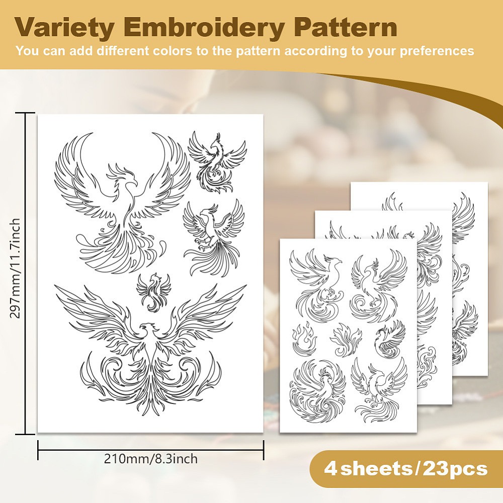 23 Adet Phoenix Suda Çözünen E - Embroidery Cloth incelemesi ve fiyatı