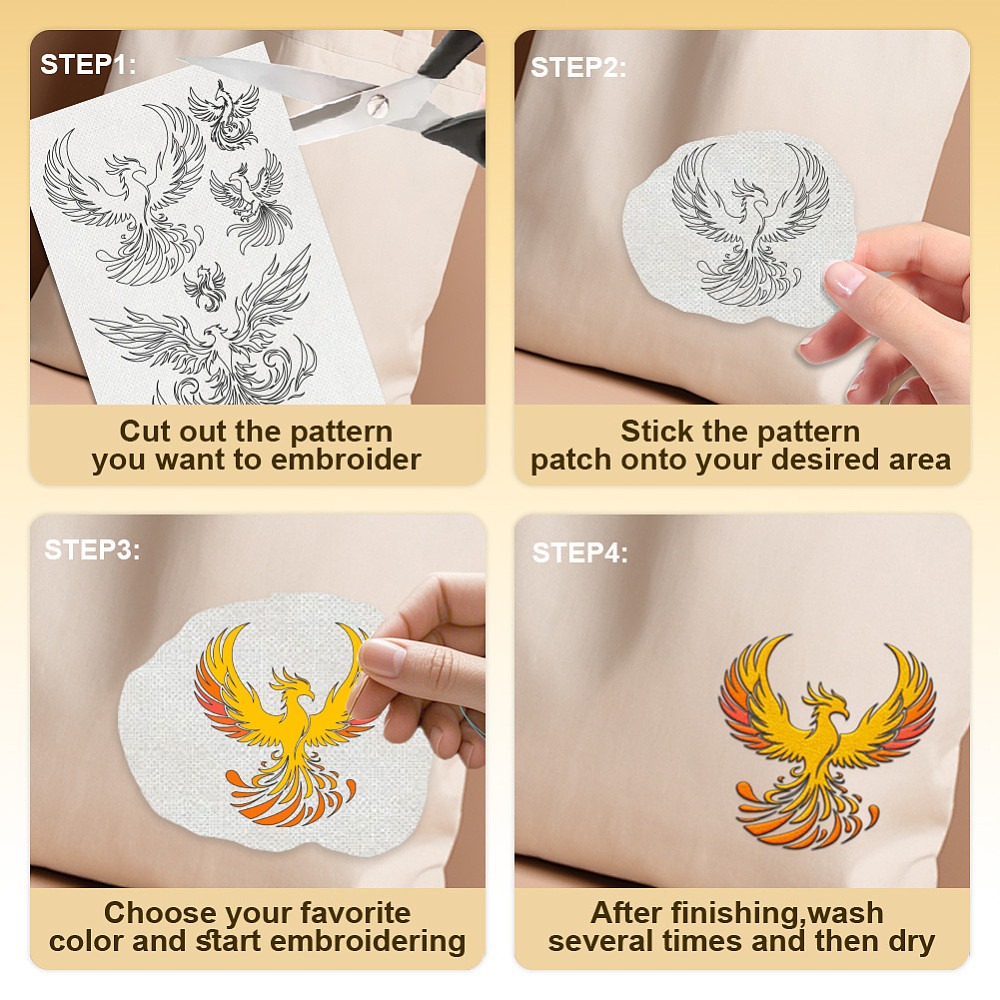 23 Adet Phoenix Suda Çözünen E - Embroidery Cloth incelemesi ve fiyatı