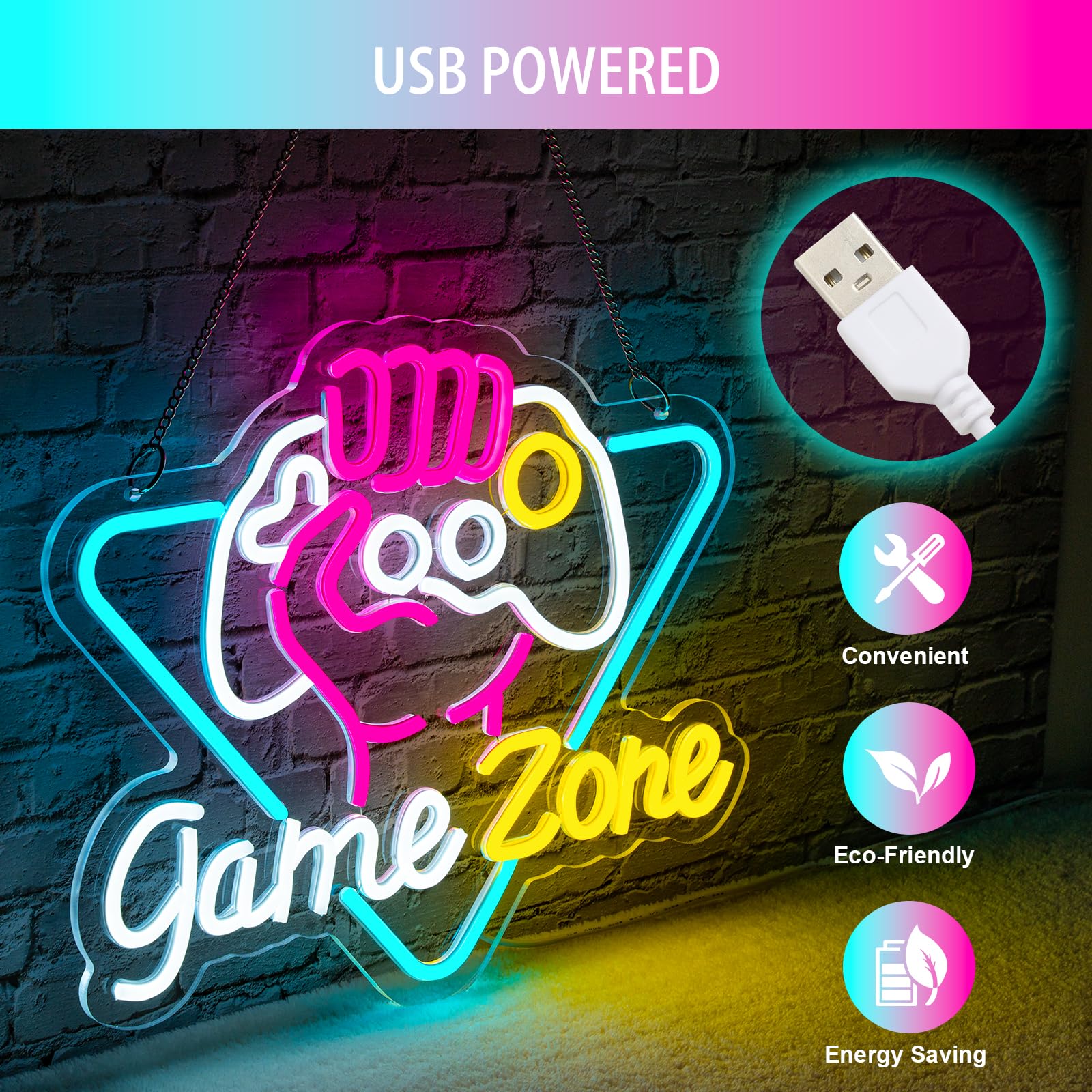 Oyun Zome Neon Burcu LED Duvar - Embroidery Studio incelemesi ve fiyatı