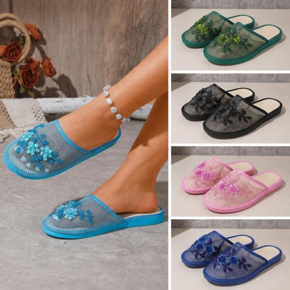 Moda Çiçek Nakışlı File Sandal - Embroidery Shoes incelemesi ve fiyatı