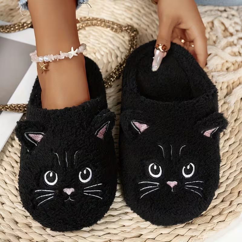 Kedi Desenli, Sıcak, Sessiz ve - Embroidery Shoes incelemesi ve fiyatı